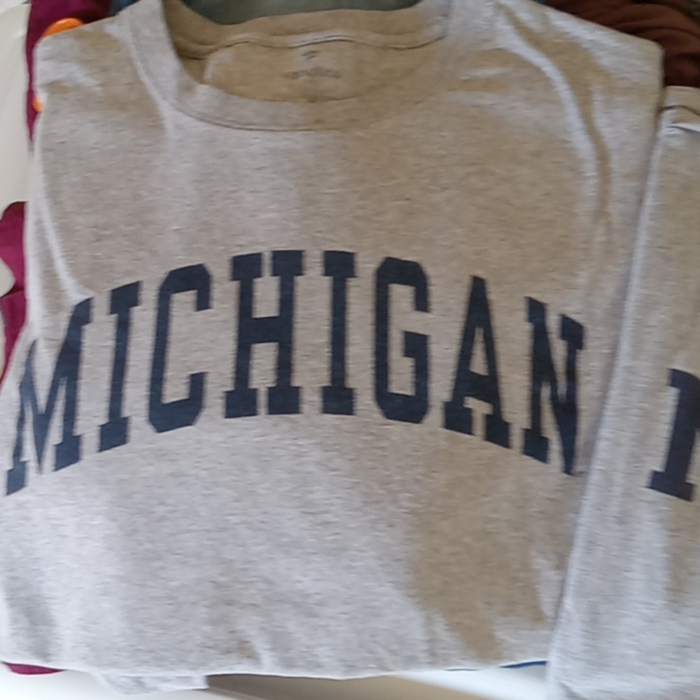 Men's Michigan (5) and Navy (1) T-shirts!